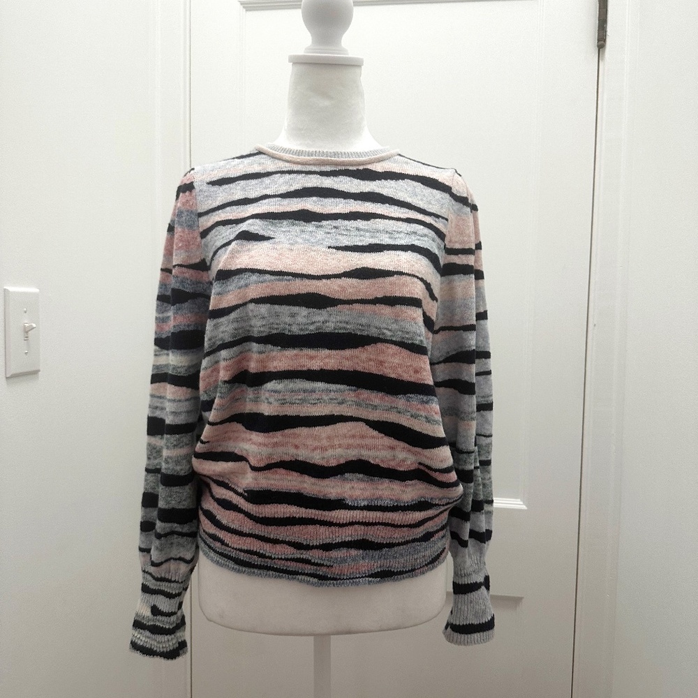 Nic & Zoe multicolored sweater medium